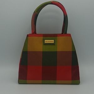 Jim Thompson Silk Plaid Evening Handbag